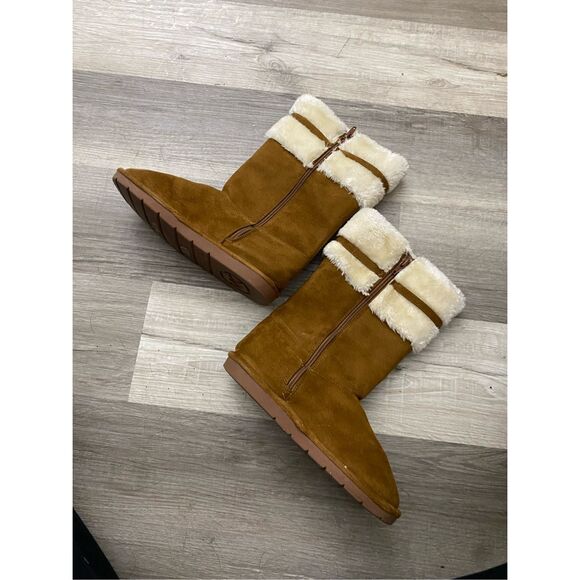 Michael Kors Wren Boots in Chestnut Brown, Kids Size 4 / Women's Size 5.5 - Picture 3 of 7